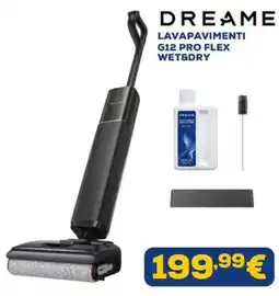 Euronics Dreame lavapavimenti G12 Pro Flex Wet&Dry offerta