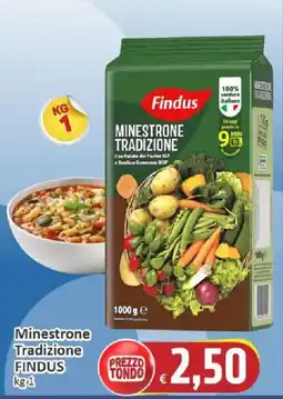 Paghi Poco Minestrone Tradizione Findus offerta