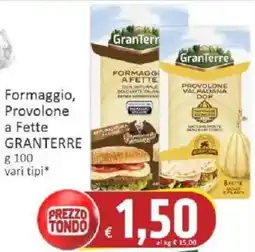 Paghi Poco Formaggio Provoleone a Fette Granterre offerta