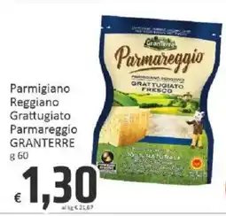 Paghi Poco Parmigiano Reggiano Grattugiato Parmareggio Granterre offerta