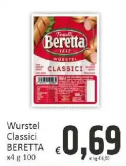 Paghi Poco Wurstel Classici Beretta offerta