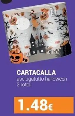 Tigotà Cartacalla asciugatutto halloween offerta