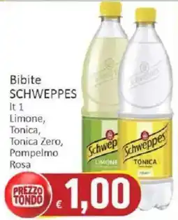 Paghi Poco Bibite Schweppes offerta