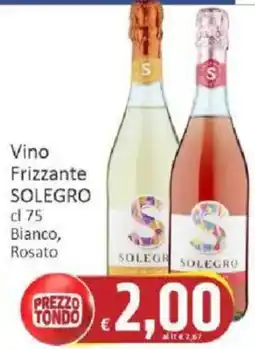 Paghi Poco Vino Frizzante Solegro offerta