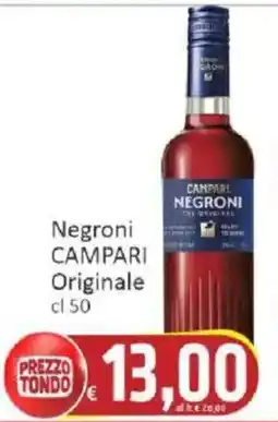 Paghi Poco Negroni Campari Originale offerta
