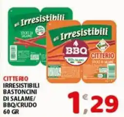Mio Market Citterio Irresistibili bastoncini di salame/bbq/crudo offerta