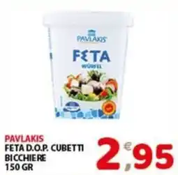 Mio Market Pavlakis feta d.o.p. cubetti offerta