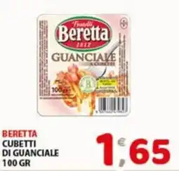 Mio Market Beretta cubetti di guanciale offerta