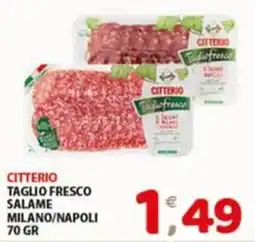 Mio Market Citterio taglio fresco salame offerta