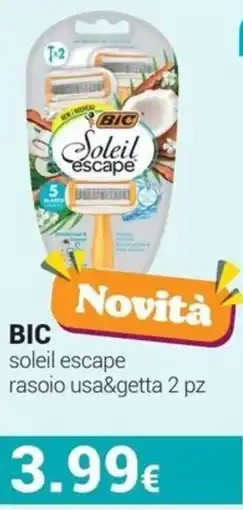 Tigotà BIC soleil escape rasoio usa&getta offerta