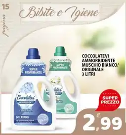 Premium Supermercati Coccolatevi ammorbidente muschio bianco offerta