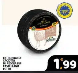 Premium Supermercati Caciotta di pecora IGP Castellano offerta