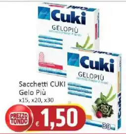 Paghi Poco Sacchetti CUKI Gelo Più offerta