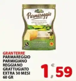 Premium Supermercati Granterre Parmareggio Parmigiano Reggiano Grattugiato offerta