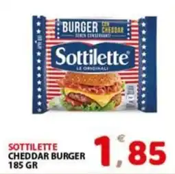 Premium Supermercati Sottilette cheddar burger offerta