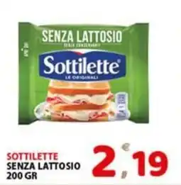 Premium Supermercati Sottilette senza lattosio offerta