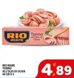 Premium Supermercati Rio mare tonno all'olio di oliva offerta
