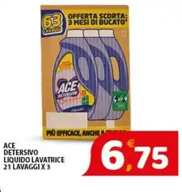 Premium Supermercati Ace detersivo liquido lavatrice offerta