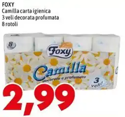 MEGA Foxy Camilla carta igienica offerta