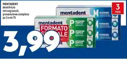 MEGA Mentadent dentifricio microgranuli offerta