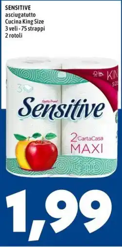 MEGA Sensitive asciugatutto offerta