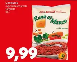 MEGA Ragù di Manzo offerta