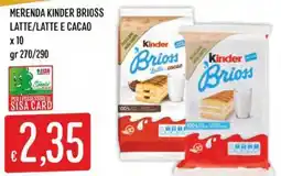IperSisa Kinder Brioss offerta