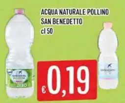 IperSisa Acqua naturale Pollino San Benedetto offerta