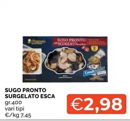 Mercatò Local Sugo pronto alla scoglio offerta