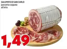 MEGA Pancetta coppata offerta