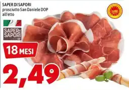 MEGA prosciutto San Daniele DOP all'etto offerta