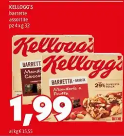 MEGA Kellogg's barrette assortite offerta