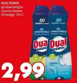 MEGA Dual Power gel lavastoviglie classico offerta