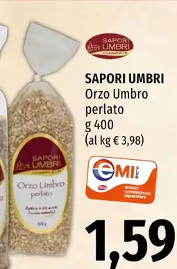 Emi Market Orzo Umbro perlato Sapor Umbri offerta
