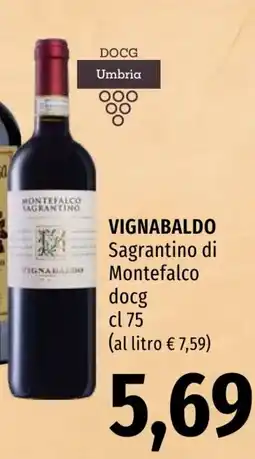 Emi Market Vignabaldo Sagrantino di Montefalco offerta