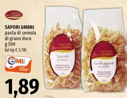 Emi Market Sapori umbri pasta di semola di grano duro offerta