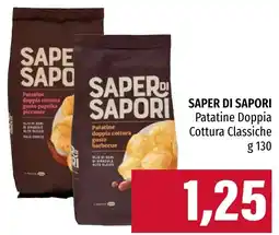Emi Market Saper di sapori patatine doppia cottura classiche offerta
