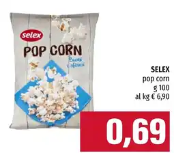 Emi Market Selex pop corn offerta