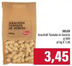 Emi Market Arachidi Tostate in Guscio SELEX offerta