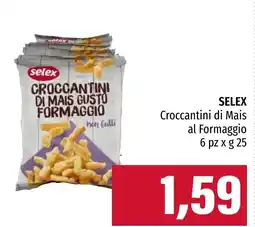 Emi Market Selex Croccantini di Mais al Formaggio offerta