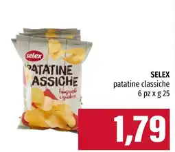 Emi Market Selex patatine classiche offerta