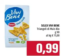 Emi Market Selex Vivi Bene Triangoli di Mais Bio offerta