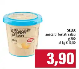 Emi Market Anacardi tostati salati Selex offerta