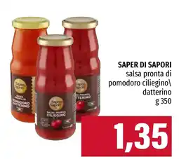Emi Market Saper di sapori salsa pronta di pomodoro ciliegino offerta