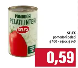Emi Market Selex pomodori pelati interi offerta