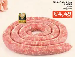 Mercatò Local Salsiccia di suino Paysan offerta