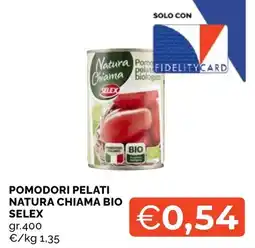 Mercatò Local Pomodori pelati natura chiama bio selex offerta