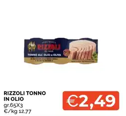 Mercatò Local Rizzoli tonno in olio offerta