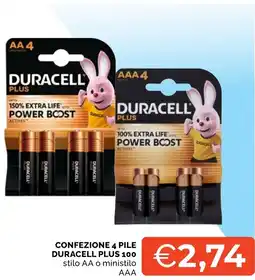 Mercatò Local Duracell Plus 100 offerta