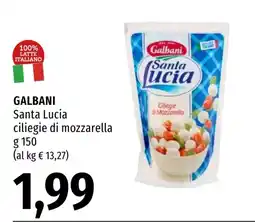 Emi Market Galbani Santa Lucia ciliegie di mozzarella offerta